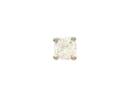 Jewellery, SINGLE SOLITAIRE DIAMOND EARRING, 14K white gold, in auction: Lilla jewellery – Tuesday 12 August