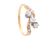 Jewellery, RING, 18K gold, in auction: Lilla jewellery – Tuesday 12 August