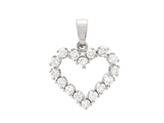 Jewellery, HÄNGE, 18K white gold, in auction: Lilla jewellery – Tuesday 12 August