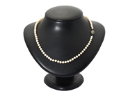 Jewellery, PEARL NECKLACE, cultured salt-water pearls approx. 4,6 mm, in auction: Lilla jewellery – Tuesday 12 August