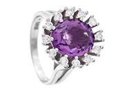 Jewellery, RING, 18K white gold, in auction: Modern – Saturday 16 August