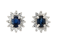 Jewellery, EARRINGS, 18K white gold, in auction: Lilla jewellery – Tuesday 26 August