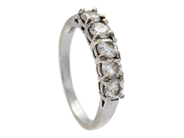 Jewellery, ETERNITY RING, 14K white gold, in auction: Lilla jewellery – Tuesday 26 August