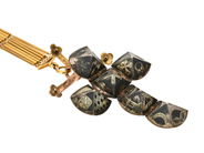 Jewellery - FREEMASON BALL, 9K gold/silver - View 2