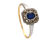 Jewellery, RING, 18K gold/platinum, in auction: Lilla jewellery – Tuesday 26 August