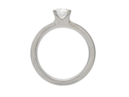 Jewellery - SOLITAIRE RING, platinum - View 2