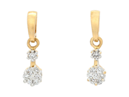 Jewellery, EARRINGS, 18K gold, in auction: Lilla jewellery – Tuesday 26 August
