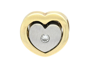 Jewellery, PENDANT, 14K gold/white gold, in auction: Lilla jewellery – Tuesday 26 August