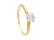 Jewellery, SOLITAIRE RING, 18K gold/white gold, in auction: General – Tuesday 16 September