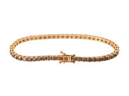 Jewellery - TENNIS BRACELET, 18K gold - View 2