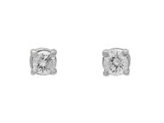 Jewellery, SOLITAIRE EARRINGS, 18K white gold, in auction: General – Tuesday 2 September