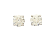 Jewellery, SOLITAIRE EARRINGS, 18K white gold, in auction: Classic – Saturday 30 August