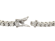 Jewellery - TENNIS BRACELET, 18K white gold - View 3