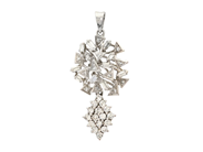 Jewellery, PENDANT, low-level white gold, in auction: Lilla jewellery – Tuesday 26 August