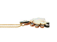 Jewellery - PENDANT/CHAIN, 18K gold/silver - View 2