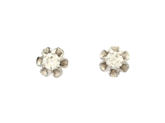 Jewellery, SOLITAIRE EARRINGS, 18K white gold, in auction: Lilla jewellery – Tuesday 26 August