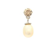 Jewellery, SINGLE EARRING, 18K white gold, in auction: Lilla jewellery – Tuesday 26 August