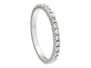 Jewellery - ETERNITY RING, 18K white gold - View 1