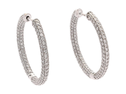Jewellery - EARRINGS, 18K white gold - View 1