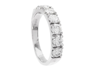 Jewellery - ETERNITY RING, 18K white gold - View 1
