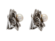 Jewellery - EARRINGS, 14K white gold - View 2