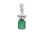 Jewellery, PENDANT, 18K white gold, in auction: Lilla jewellery – Tuesday 9 September