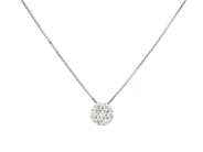 Jewellery, PENDANT/CHAIN, 18K white gold, in auction: General – Tuesday 16 September