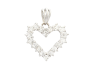 Jewellery, PENDANT, 18K white gold, in auction: Classic – Saturday 30 August