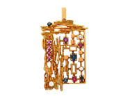 Jewellery - PENDANT/BROOCH, 18K gold - View 1
