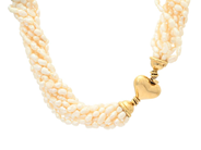 Jewellery - PEARL NECKLACE, flerradigt - View 1