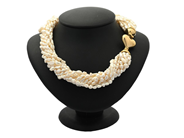 Jewellery - PEARL NECKLACE, flerradigt - View 2