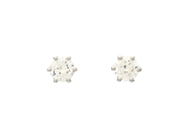 Jewellery, SOLITAIRE EARRINGS, 18K white gold, in auction: Classic – Saturday 30 August