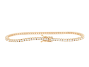 Jewellery - TENNIS BRACELET, 18K gold - View 2