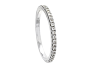 Jewellery, ETERNITY RING, 18K white gold, in auction: Lilla jewellery – Tuesday 9 September