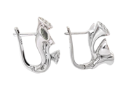 Jewellery - EARRINGS, 18K white gold - View 2