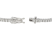Jewellery - TENNIS BRACELET, 18K white gold - View 3