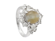 Jewellery, RING, platinum, in auction: Classic – Saturday 27 September