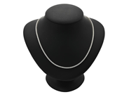 Jewellery - RIVIERE NECKLACE, 18K white gold - View 2