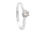 Jewellery, SOLITAIRE RING, 18K white gold, in auction: General – Tuesday 16 September