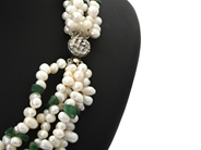 Jewellery - PEARL NECKLACE, cultured freshwater pearls - View 2