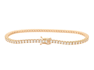 Jewellery - TENNIS BRACELET, 18K gold - View 2