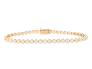 Jewellery - TENNIS BRACELET, 18K gold - View 1