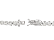 Jewellery - TENNIS BRACELET, 18K white gold - View 3