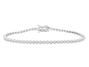 Jewellery - TENNIS BRACELET, 18K white gold - View 1