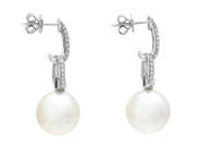 Jewellery - EARRINGS, 18K white gold - View 2