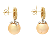 Jewellery - PEARL EARRINGS, 18K gold - View 2