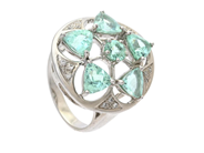 Jewellery, RING, approx. 16K white gold, in auction: Lilla jewellery – Tuesday 9 September