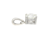 Jewellery - SOLITAIRE PENDANT, 18K white gold - View 2
