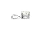 Jewellery - SOLITAIRE PENDANT, 18K white gold - View 2