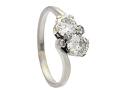 Jewellery, RING, 18K white gold, in auction: Classic – Saturday 27 September